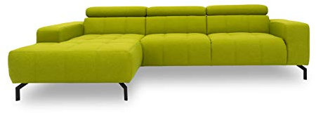 DOMO. collection Ecksofa Cunelli, Sofa in L-Form mit Rückenfunktion, Polsterecke mit Relaxfunktion, Relax Couch, Eckcouch 292 x 175 x 79 cm (BxTxH), grün