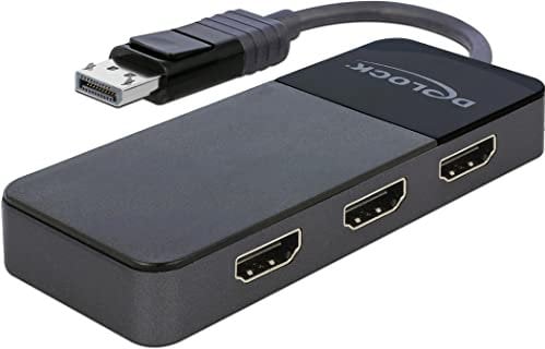 Delock DisplayPort 1.4 Splitter 1 x DisplayPort zu 3 x HDMI MST