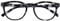 OPULIZE Blu Reading Glasses with Blue Light Blocking Cool Round Frame Spring Hinges Improve Sleep Computer Gaming Anti-Reflective Black Tortoise Mens Womens B5-W +1.00