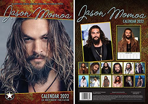 JASON MOMOA KALENDER 2022 Tributekalender Wandkalender NEU Din A3