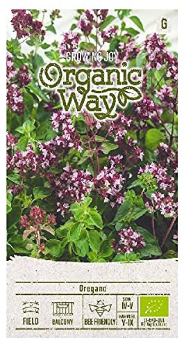 Organic Way | OREGANO samen | Pflanzesesamen | Mehrjährige Kräuter | Gardensamen | Zierpflanzen, Holzpflanzen | 1 Pack