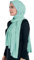 Lina & Lily Maxi Hijab Jersey Premium, Kopftuch Schal Turban für Muslimische Frauen (Türkis)
