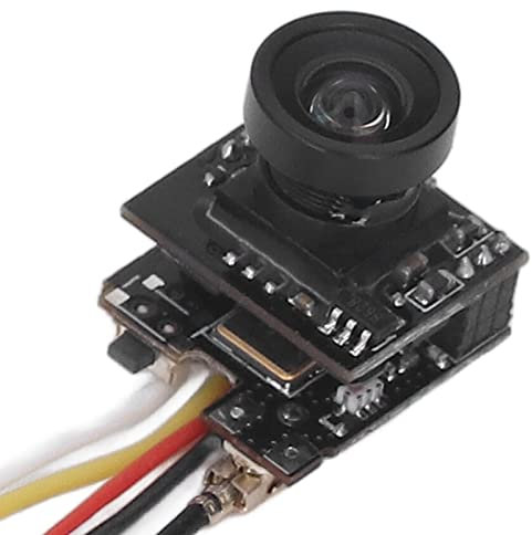 plplaaoo NTSC PAL umschaltbare FPV-Kamera 150° FOV horizontal 170° DFOV diagonaler Betrachtungswinkel, FPV-Kamera, S2 OSD AIO 5.8G 800TVL HD Micro FPV-Kamera Mikrokamera