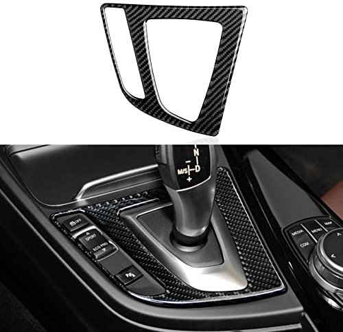 OYDDL Schalttafel Aufkleber Abziehbild Kohlefaser Zierleiste passend kompatibel mit BMW F30 F31 F34 3GT F32 F33 F36 2012 2013 2014 2015 2016 2017 2018 2019 Zubehör (Verzahnung-Klassisch)