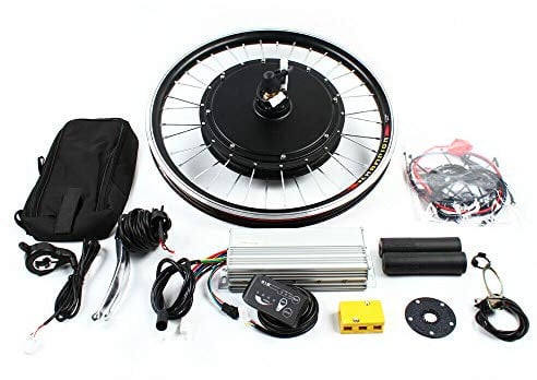 20-Inch Electric Bike Conversion kit|1000W-LED Electric Bicycle Hub Motor 48V Electric Bike Front Wheel Conversion kit Motor E-bike Conversion kit (48V1000W Front Wheel)