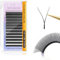 NAGARAKU YYY Cils 3 Tips Triple YY Lashes 6D Y Lash Tissés en Croix à la Main Bouquet de Cils Volume Russe Faux Cils Naturel Préfait Ventilateur Wispies Cluster Eyelash Noir 12 Rows(0.07 C 8-12mm）