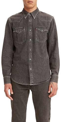 Levi's Barstow Western Standard, Uomo, Black Washed, M