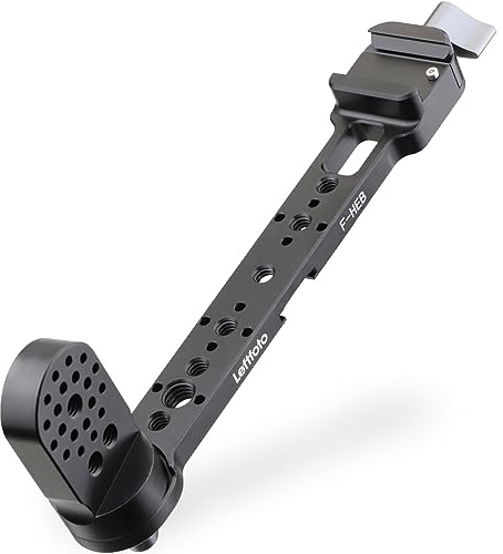 LLEFTFOTO Staffa di estensione per impugnatura cardanica per DJI Ronin DJI RS2/RSC2/RS3/RS3PRO/RS3 mini stabilizzatore cardanico con morsetto NATO e piastra di estensione regolabile con supporto a