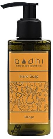 Bodhi® Natürliche Handseife Flüssig MANGO 180ml - Sensitiv Pflegeseife | Bio & vegan