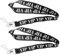 WOFASHPURET 2st Schlüsselband Der Marke Vip Lanyard Mit Clip Männer Hängen Seile Abzeichen-lanyards Id-karten-hängeseile Schlüsselbänder Für Männer Halsband Mann Polyester Ornament Unterlagen