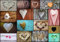 Grafika - Collage, Love - Puzzle 1000 Pièces - Photo-Montage de Coeurs - Puzzle Adulte - Fabriqué en France