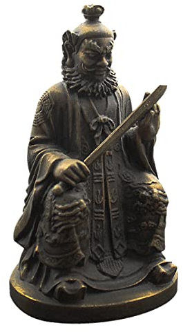 ABOOFAN Antikes Modell Kupfer Statue Ornament Desktop Taoismus Schmuck
