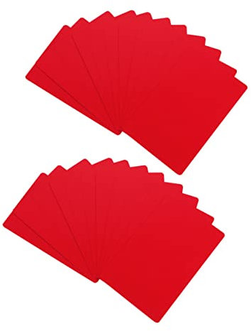 FOYTOKI Aluminium Visitenkarten Blank 0,2mm Dünn Metallkarten Zum Gravieren Und Drucken Selbstgemacht Mitgliedskarten Für Büro Und Geschäft