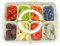 Nepfaivy Snackbox mit 8 Fächern - Snackschale mit Deckel und Griff - Snackbox Organizer, Geteilter Snackteller für Snacks, Obst, Nüsse, Gewürz, Süßigkeiten, Perfekt für Picknick, Familientreffen