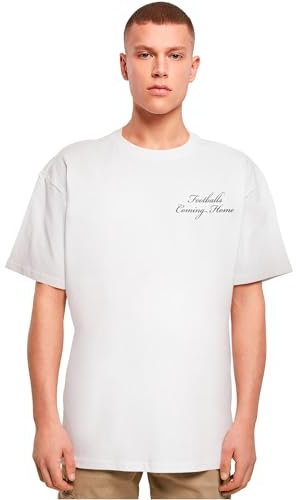Mister Tee Herren Football's Coming Home Gamechanger Oversize Tee White, XS