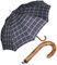 Knirps Herren Stockschirm Regenschirm Long AC - Check Navy