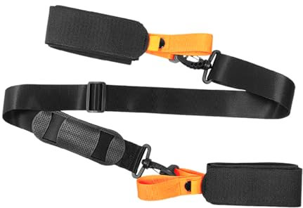FDGGT Sangles De Ski 1 Pièce, Fixations De Ski, Sangles De Ski Réglables, Bretelles De Ski, Accessoires De Ski