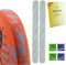 EBBOM Protector Pala de Padel Transparente Superficie Micro Wave - Incluye Limpiador de Pala - Packs 2/3 - Alta Protección Todas Las Palas - Accesorios Padel - Protector Pala Padel 35x370mm