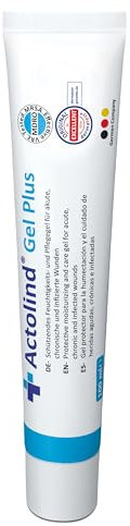 Actolind Gel Plus 100 ml – gel antiséptico para limpieza indolora, hidratación y protección de heridas crónicas, infectadas y quemaduras. CE clase III según MPG. Con PHMB.
