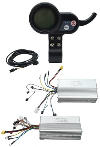 Orolotay 60V 50A Bürstenloser Controller Dual Motor + 36V-60V LCD-Display Armaturenbrett für Elektroroller E-Bike Teile Zubehör