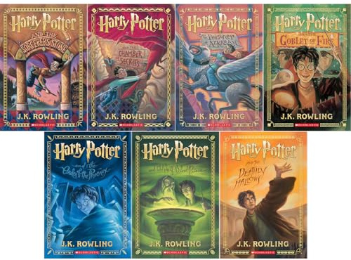 Harry Potter Special Edition Paperback Collection 7-Book Set (Volumes 1–7) – Illustrated with Stenciled Edges by J.K. Rowling