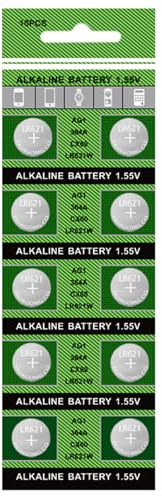 Lot de 20 piles bouton alcalines 364/LR621 pour montres - Entrée sans clé