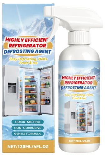 Freezer Defrosting Spray,Powerful Defrost Spray for Freezer | Freezer Deicer Spray, Free/zer Defrost Spra/y & Fre/ezer Defroster, Fridge Defroster S/pray, Fridge Free/zer De-Icer Spray