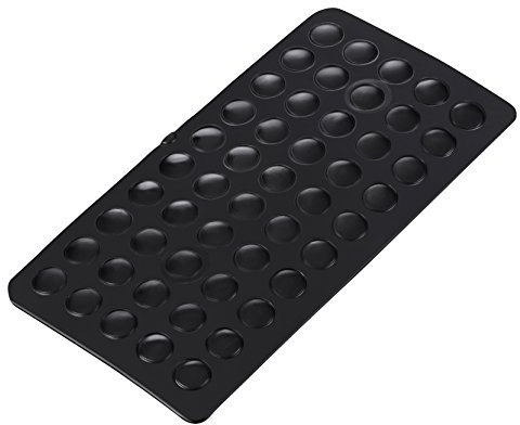 haggiy peha Elastikpuffer, schwarz, selbstklebend, rund 7 mm/Stärke 1,5 mm (50 Stück)