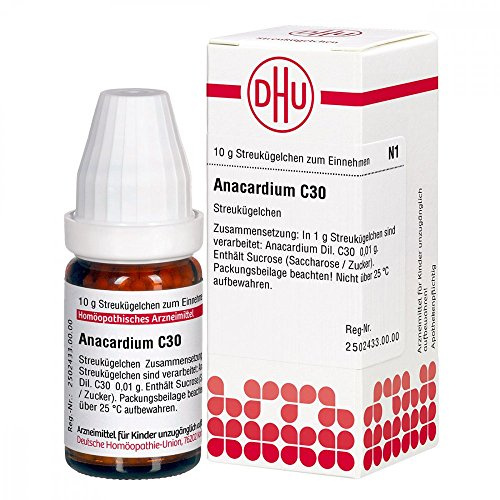 DHU Anacardium C30 Streukügelchen, 10 g Globuli