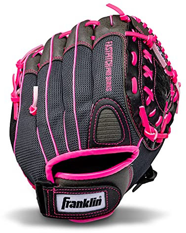 Franklin Sports Fastpitch Serie Leichte Softball Handschuh, 12 Zoll, Unisex, Pink/Grau