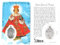 RosaryMart Katholische Gebetskarte mit Medaille Infant Jesus of Prague, Prayer Card