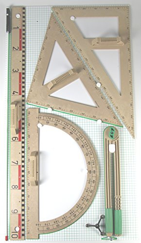 WISSNER aktiv lernen - Tafel Zeichengeräte Satz - RE-Wood