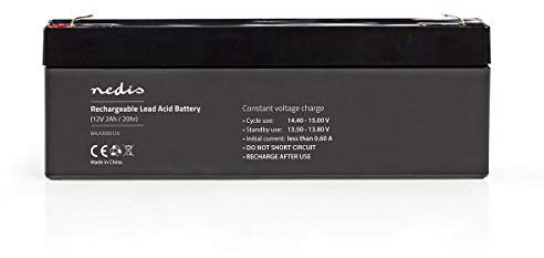 Nedis Rechargeable Lead Acid Battery - 12V 2000mAh 2.0Ah