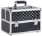 Yaheetech Beauty Case Make Up da Viaggio Valigetta Porta Trucchi Estetista Professionale Cosmetici 6 Vassoi Divisori Regolabili 34,7 x 22,2 x 25 cm Nero