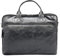 dbramante1928 - Kronborg Laptoptasche 16 Zoll für Damen & Herren - Tasche mit strukturierten Ledergriffen & einem verstellbaren Schultergurt - Aus echtem Vollnarbenleder - Schwarz