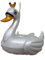 December Diamonds Dekofigur Schwan Pool Float 15,2 cm