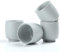 TEANAGOO Chinese Tea Cups, 5.8 oz, Ruware, Ivory White, 4 pcs/Box, TC07, Asian Tea Cups No Handles