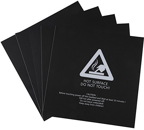 Autocollants d'impression 3D, Plaque de Feuille d'autocollant de Plate-Forme de lit pour imprimante chauffante 3D 220x220mm, de Construction d'impression 3D pour consommables en