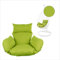 Kideo® Sitzkissen für Hängesessel, Swing Chair Kissen, Ersatzkissen, Wechselkissen, waschbar, 2-teilig, grün (Nest, 6068 Apple Green)