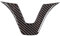 Senmubery Carbon Innen Aufkleber, Lenkrad Emblem Aufkleber, Passend für Mercedes C-Klasse W204 W205
