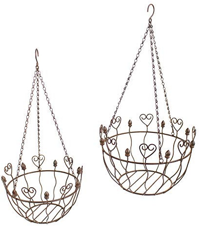 Manufaktur Lichtbogen 2er Blumenampel Set