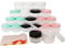 GreatforU 15ml Sample Jars, 15 Gram Empty Refillable Cosmetic Container, Plastic Round Pot Screw Cap Lid, Tiny 15g Bottle for Makeup Eye-shadow Nails Powder, FREE 20pcs Spatulas, Multi-colored 2