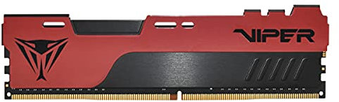Patriot Memory Viper Elite II DDR4 2666 16GB (1x16GB) C16 Modulo de Memoria Gaming de Alto Rendimiento RAM XMP 2.0 Negro/Rojo
