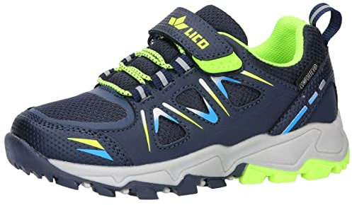 Lico Unisex Kinder Allen VS Cross-Laufschuh, marine/blau/lemon, 28 EU
