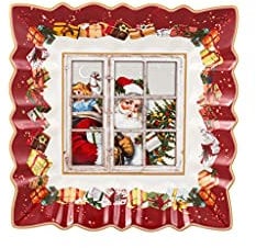 Villeroy & Boch 14-8332-3718 Plato para Galletas, 0.45 litros, Porcelain, carbón