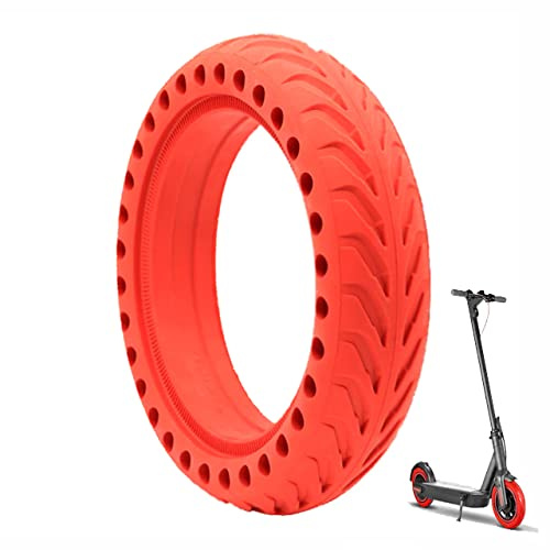 HORO.ES Solid Wheel V1 Reifenersatzfelge Zoll perforiert farbig Elektro Scooter | Kompatibel mit Xiaomi Scooter M365 / 1S / Essential/Pro / PRO2 8,5 Zoll (1 Stück) Rot