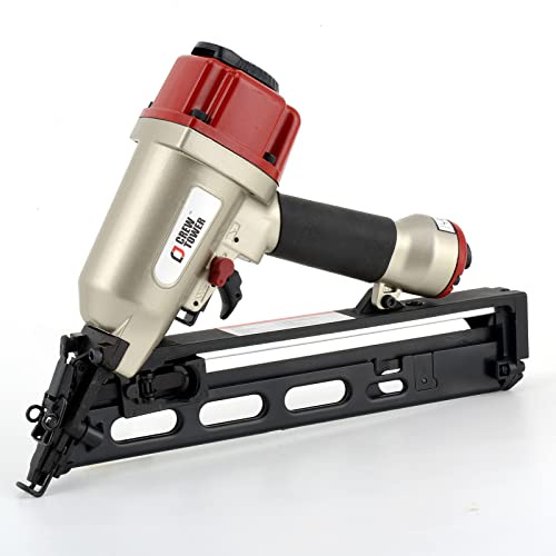 CREWTOWER NT65 15 Gauge, 3,8 cm bis 6,4 cm Winkel-Finish, Nagler, pneumatische Nagelpistole zum Formen, Sockelleisten, Verkleidung und Veredelung, luftbetrieben