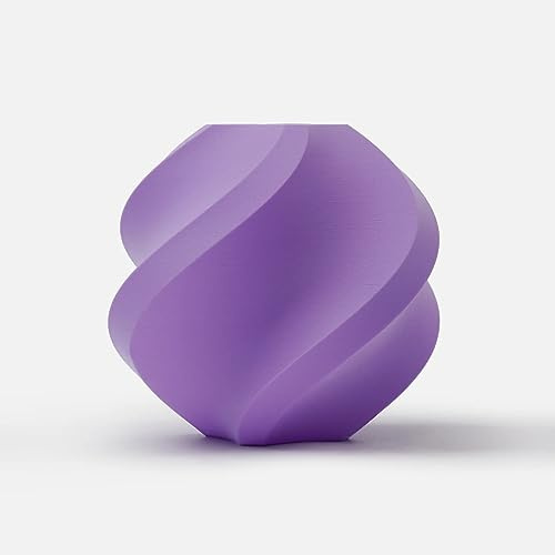 Bambu Lab PLA Matte Filament 1.75mm 1kg Spool - PLA 3D Printer Filament, Smooth Finish, Low Warp, Easy to Print, Compatible with Bambu Lab & Most FDM 3D Printers - Lilac Purple (11700) - Refill