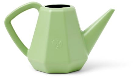 Xala - Gießkanne Doppio Smooth 2L - 28x16x17 - Altgrün - Für den Innen- und Außeneinsatz - Bruchfest - Leichtgewicht