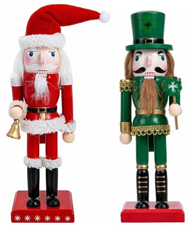 SOIMISS poupée Casse-Noisette en Bois, Ornement créatif de Soldat en Bois